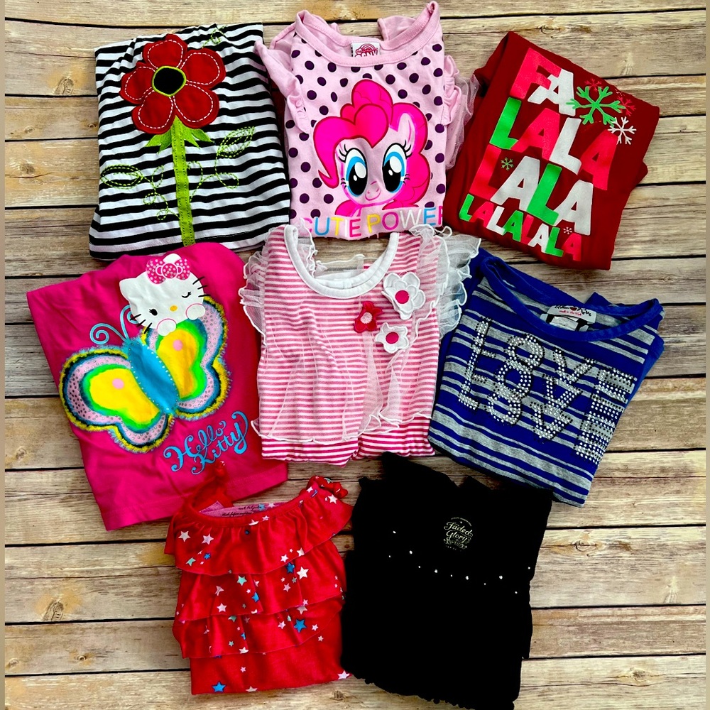 Various tops size 6 & 6X